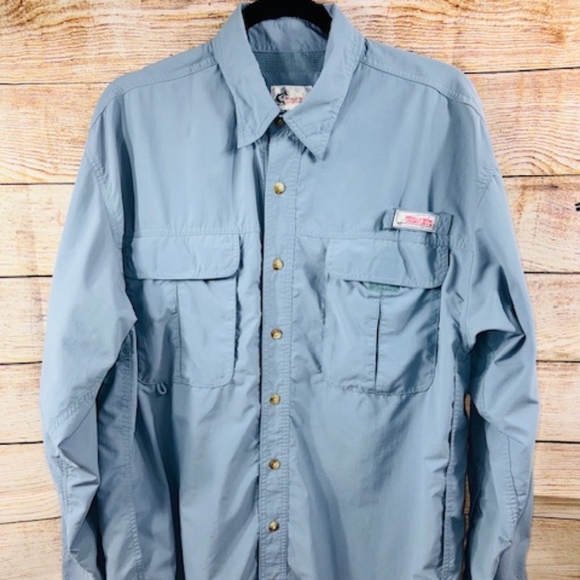 World wide sportsman mens Button Down Long Sleeve Shirt size XL - Picture 1 of 6